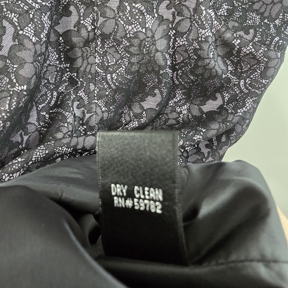 Adrianna Papell Old Hollywood Glamor Lace Print Sleeveless Ruched Sheath Dress 6 - Picture 12 of 13